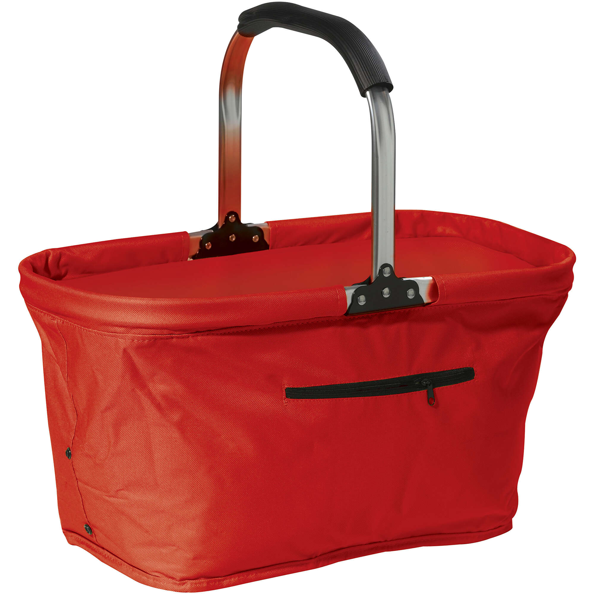 CleverMade Faltbare Einkaufskörbe, 3er Set – Je 24 Liter, Trägt 11,3 Kg, Aus Recyceltem Kunststoff, Platzsparend Klappbar