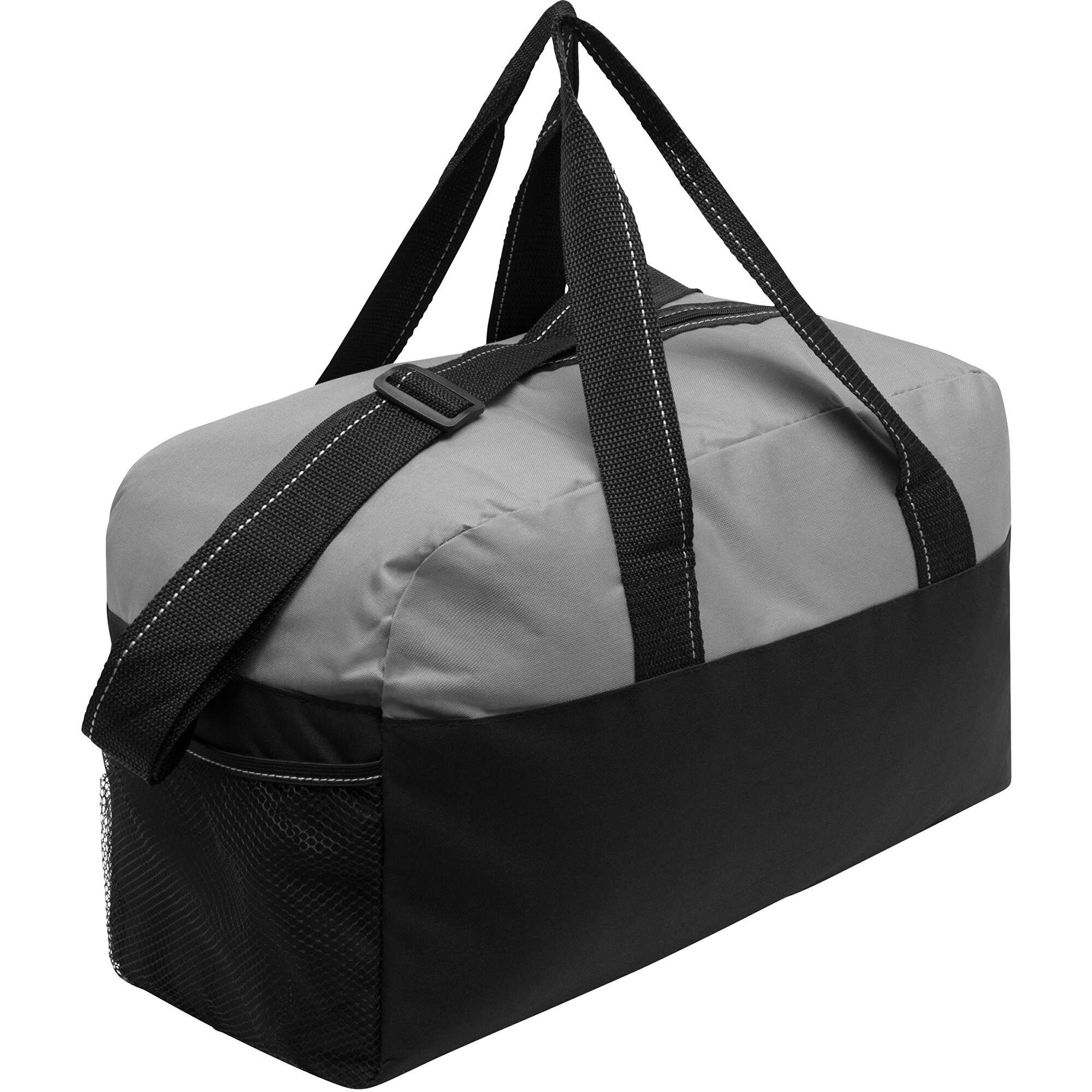 Sac de sport FITNESS (gris, noir, 300D Polyester, 268g) comme goodies-promotionnels Sur GIFFITS 