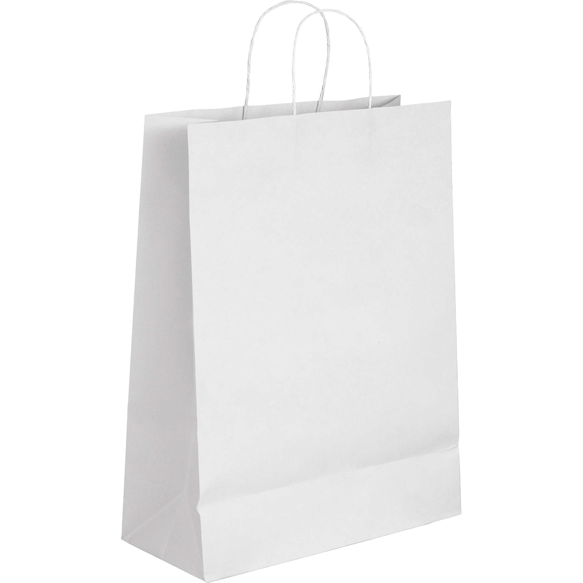 GRANT. Sac en papier kraft (Blanc, Papier kraft 100 g/m², 55g) comme goodies d'entreprise Sur