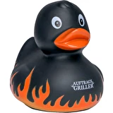 Squeaky Duck Flames med Slogan Order Griller