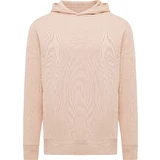 Iqoniq Yengo Hoodie mit Seitentaschen aus rec. Baumwolle, peach nectar