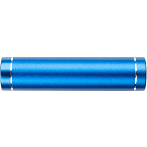 Power Bank Natascha , Promo Effects, blau, Aluminium, 9,20cm x 2,20cm x 2,20cm (Länge x Höhe x Breite)