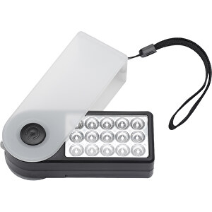 LED Taschenlampe REEVES-KEMI , Reeves, weiß, Kunststoff, 11,00cm x 2,80cm x 4,00cm (Länge x Höhe x Breite)