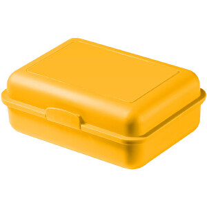 Vorratsdose 'Pausen-Box' , standard-gelb, Kunststoff, 17,50cm x 6,90cm x 12,80cm (Länge x Höhe x Breite)