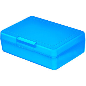 Vorratsdose 'Lunch-Box' , pastell-blau, Kunststoff, 16,20cm x 5,00cm x 11,30cm (Länge x Höhe x Breite)