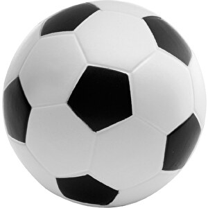 Anti-Stress-Fussball Goal , schwarz/weiß, PU Foam, 