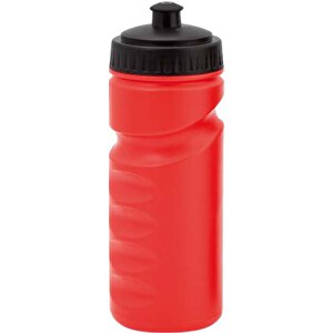 Trinkflasche ISKAN , rot, PVC, 19,50cm (Breite)