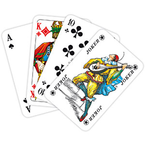 Rommé/Canasta/Bridge Frz. Bild , 320 g/m² Spielkartenkarton, 2,50cm x 9,60cm x 12,90cm (Länge x Höhe x Breite)
