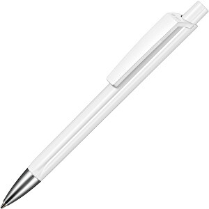 Kugelschreiber TRI-STAR , Ritter-Pen, weiß, ABS-Kunststoff, 14,00cm (Länge)