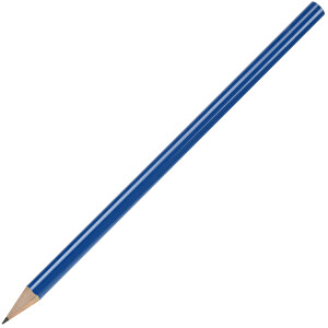 Bleistift, Lackiert, Rund , dunkelblau, Holz, 17,50cm x 0,70cm x 0,70cm (Länge x Höhe x Breite)