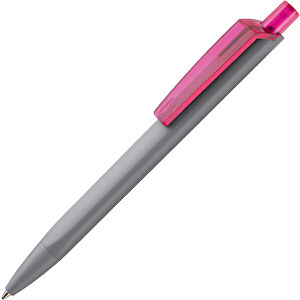 Kugelschreiber Tri-Star Soft STP , Ritter-Pen, magenta/grau, ABS-Kunststoff, 14,20cm (Länge)