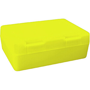 Vorratsdose 'Dinner-Box' , trend-gelb PP, Kunststoff, 18,00cm x 6,50cm x 13,00cm (Länge x Höhe x Breite)