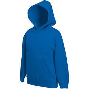 Kids Hooded Sweat , Fruit of the Loom, royal, 7 % Baumwolle / 3 % Polyester, 164, 