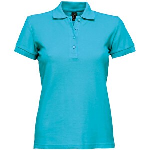Ladies Polo People 210 , Sol´s, atoll blau, 100 % Baumwolle, XXL, 