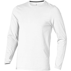 Ponoka Bio Langarmshirt Für Herren , Green Concept, weiß, Single Jersey aus 95% ringesponnener Bio-Baumwolle und 5% Elasthan, XS, 