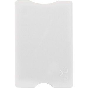 Kartenhalter Anti Skim (Hard Case) , weiß, PS, 9,00cm x 0,40cm x 6,00cm (Länge x Höhe x Breite)