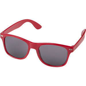 Sun Ray Ocean Kunstoff-Sonnenbrille , rot, Recycelter Kunststoff, 14,50cm x 49,50cm (Länge x Breite)