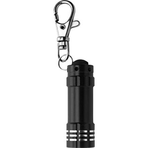 LED-Lampe Pocket , schwarz, Aluminium, Plastik, Metall, 10,80cm x 8,50cm x 16,30cm (Länge x Höhe x Breite)