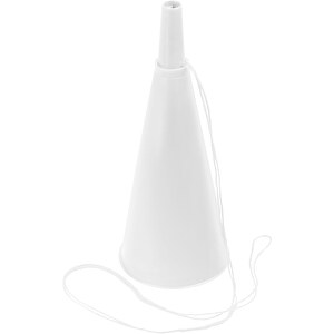 Fan-Horn , weiß, weiß, PP+ABS+PES, 1,67cm (Höhe)