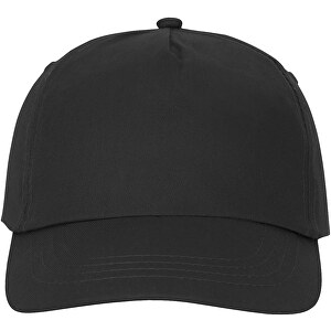 Feniks – Kappe Mit 5 Segmenten , schwarz, 100% Twill Baumwolle, 