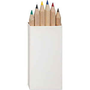 Crayons de couleur, lot de 6, y ...