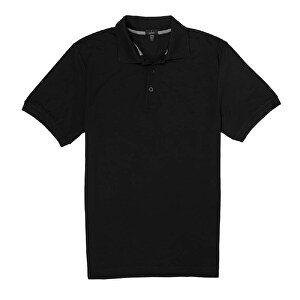 Crandall – Poloshirt Für Herren , schwarz, Piqué Strick aus 65% Polyester und 35% Baumwolle, XXXL, 