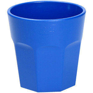 Trinkbecher 'Tumble' , standard-blau PS, Kunststoff, 8,30cm (Höhe)