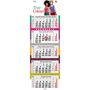 5-Monats-Kalender Penta Light 5 Bestseller Inkl. 4C-Druck , hellgrau rot, Papier, 98,50cm x 33,00cm (Länge x Breite)