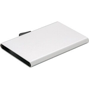 C-Secure Aluminium RFID Kartenhalter, Silber , silber, Aluminium, 9,50cm x 0,80cm (Länge x Höhe)