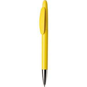 Hudson Kugelschreiber - Recycelt , Green&Good, gelb, biologisch abbaubares Plastik, 14,00cm x 1,10cm x 1,10cm (Länge x Höhe x Breite)