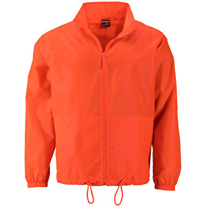 Men's Promo Jacket , James Nicholson, orange/neon, Oberstoff: 100% Polyester, XXL, 