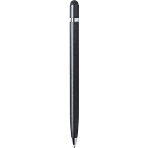 Kugelschreiber Pointer MULENT , schwarz, Aluminium, 14,10cm (Breite)