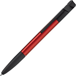 Multifunktionaler Kugelschreiber 6-in-1 , dunkelrot, Aluminium, 15,70cm (Länge)