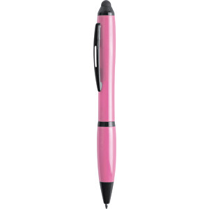 Kugelschreiber Pointer LOMBYS , rosa, Kunststoff, 14,00cm (Breite)