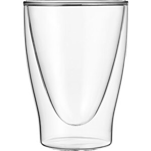 Olinda Latte Macchiato Thermobecher , Rastal, klar, Borosilikatglas, 12,00cm (Höhe)