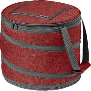 COAST. Faltbare Thermotasche 15 L , rot, 600D, 