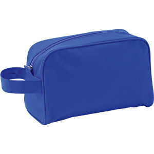 Kosmetik Tasche TREVI , blau, Polyester 6D, 21,50cm x 10,00cm x 14,00cm (Länge x Höhe x Breite)