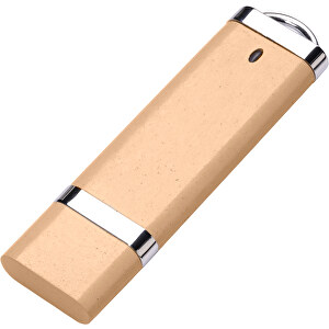 USB-Stick BASIC Eco 8 GB , Promo Effects MB , natur MB , 8 GB , Mais/Kunststoff MB , 3 - 10 MB/s MB , 7,30cm x 0,70cm x 2,00cm (Länge x Höhe x Breite)