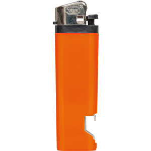 Flint Lighter , orange, ABS, 8,10cm x 1,00cm x 2,40cm (Länge x Höhe x Breite)