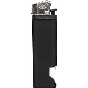 Flint Lighter , schwarz, ABS, 8,10cm x 1,00cm x 2,40cm (Länge x Höhe x Breite)