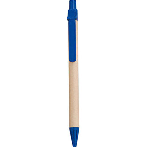 Kugelschreiber COMPO , blau, Recycelt Pappe, 14,00cm (Breite)
