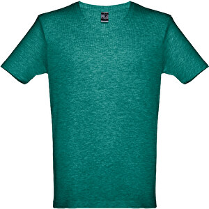 THC ATHENS. Herren T-shirt , grün melliert, 100% Baumwolle, XL, 75,50cm x 0,30cm x 57,00cm (Länge x Höhe x Breite)
