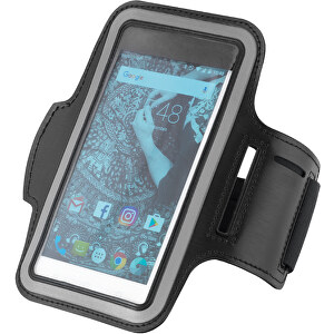 CONFOR. Armband Aus PU Und Soft Shell Für 6.5'-Smartphone , schwarz, Softshell mit hoher Dichte, 