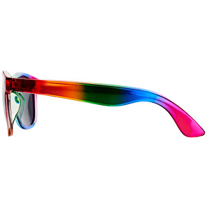 Sun Ray Regenbogen-Sonnenbrille , regenbogenfarben, PC Kunststoff, 16,00cm x 5,00cm x 15,00cm (Länge x Höhe x Breite)