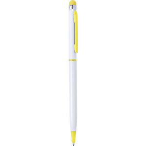 Kugelschreiber Pointer Duser , gelb, Aluminium, 13,70cm (Breite)