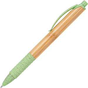 KUMA. Kugelschreiber Aus Bambus , hellgrün, Bambus, 