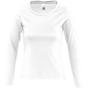 T-Shirt - Majestic , Sol´s, weiß, Baumwolle, XXL, 68,00cm x 52,00cm (Länge x Breite)
