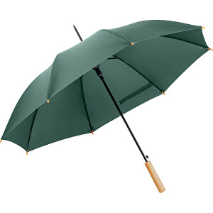APOLO. Regenschirm Aus RPET , dunkelgrün, Recyceltem PET, 