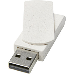 Rotate 16 GB Weizenstroh USB-Stick , beige MB , 16 GB , 50% ABS Kunststoff, 50% Weizenstroh MB , 6,00cm x 1,73cm (Länge x Breite)