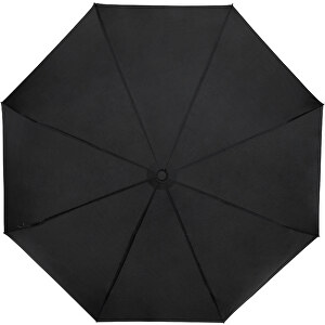 Birgit 21´´ Faltbarer Winddichter Regenschirm Aus Recyceltem PET , Green Concept, schwarz, Recyceltes PET Pongee Polyester, 28,00cm (Höhe)